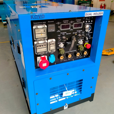 1500/1800 στροφές ανά λεπτό Brushless Kovo Diesel Welder Generator Ew500dst