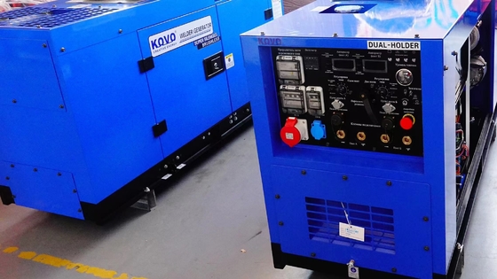 1500/1800 στροφές ανά λεπτό Brushless Kovo Diesel Welder Generator Ew500dst