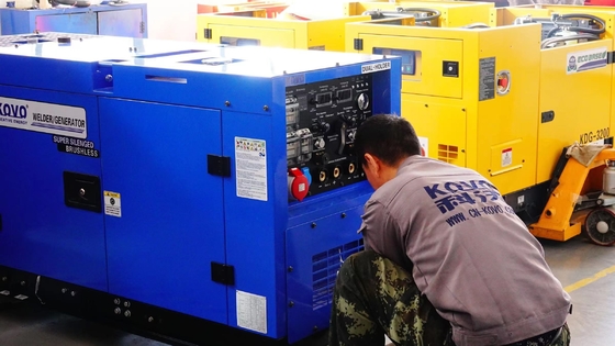 1500/1800 στροφές ανά λεπτό Brushless Kovo Diesel Welder Generator Ew500dst