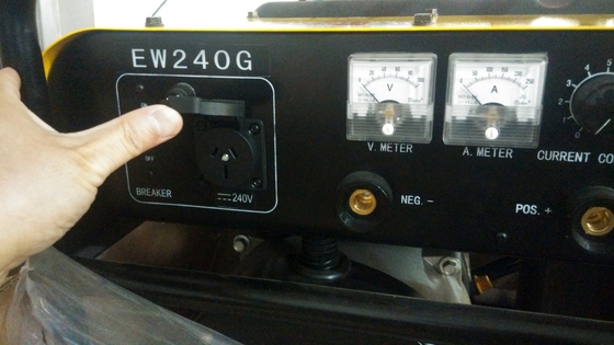 Η μηχανή συγκόλλησης/γεννήτριας Kovo Ew240G έχει 80% ονομαστικό κύκλο εργασίας για σταθερή απόδοση