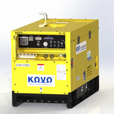 Διοργανωτής συγκόλλησης ντίζελ KOVO 400V 5Kva EW320DST Συχνότητα 50/60HZ Κατηγοριοποιημένο ρεύμα 280CC/CV