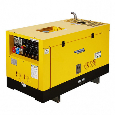 80% ονομαστικός κύκλος λειτουργίας 40°C KOVO EW400DST κινητήρας ζυθοποιός ντίζελ Motosoldadoras