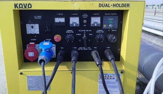 80% ονομαστικός κύκλος λειτουργίας 40°C KOVO EW400DST κινητήρας ζυθοποιός ντίζελ Motosoldadoras